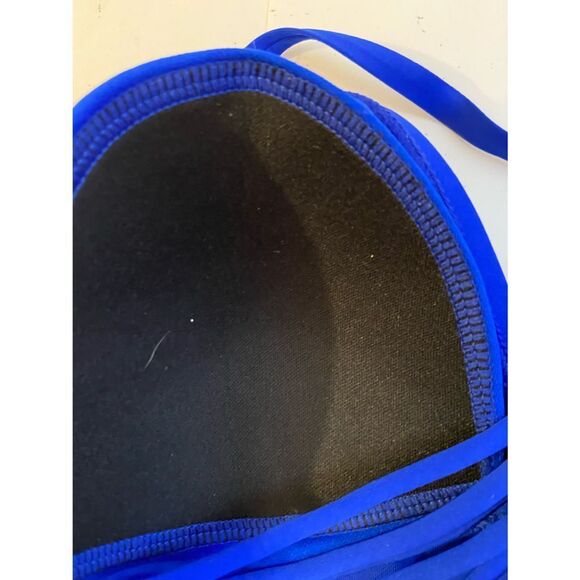 New blue fir pearl bath suit size 8 ruched - Picture 7 of 8